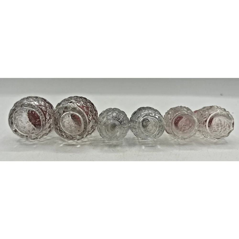 Vintage Retro Salt and Pepper Shakers Assorted Glass Pieces‎ U260/52